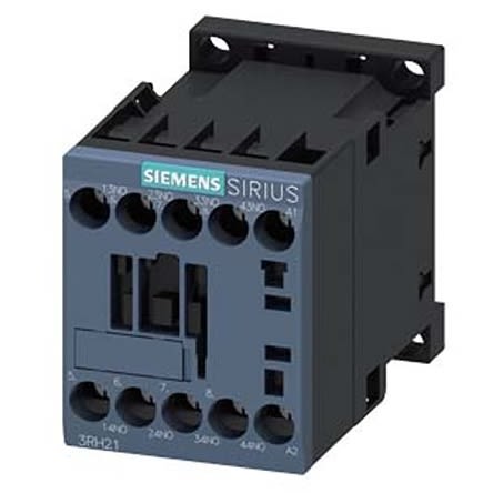 Siemens SIRIUS 3RH2 Hilfsschütz / 208 V AC Spule, 4 -polig 4 NO (Schließer), 690 V AC / 10 A