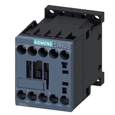 Siemens SIRIUS 3RH2 Hilfsschütz / 42 V DC Spule, 4 -polig 4 NO (Schließer), 690 V AC / 10 A