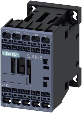 Siemens SIRIUS 3RH2 Hilfsschütz / 230 V AC Spule, 4 -polig 4 NO (Schließer), 690 V AC / 10 A