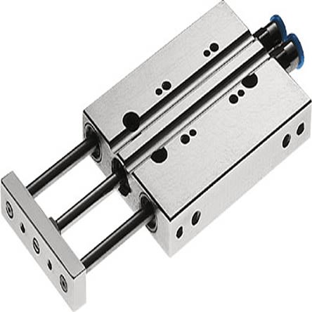 Festo Pneumatic Guided Cylinder - 189465, 6mm Bore, 25mm Stroke, DFC Series, Double Acting