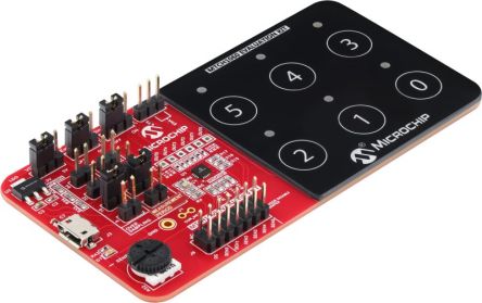 Microchip MTCH1060 MTCH1060 Evaluation Kit Entwicklungskit, Kapazitiv-Berührungssensor Für MTCH1010, MTCH1030, MTCH1060