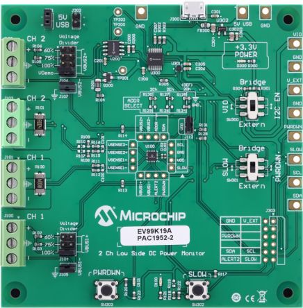 Microchip PAC1952 Evaluierungsplatine, EV99K19A Evaluierungsplatine