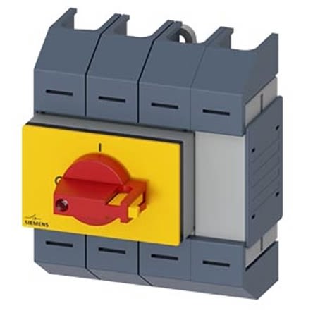 Siemens 4 Pole DIN Rail Switch Disconnector - 63A Maximum Current, 15kW Power Rating, IP10