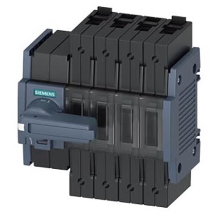 Siemens Interruptor Seccionador, 4, Corriente 16A, Potencia 7.5kW, IP20
