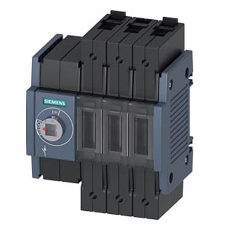Siemens 3 Pole DIN Rail Switch Disconnector - 80A Maximum Current, 55kW Power Rating, IP20