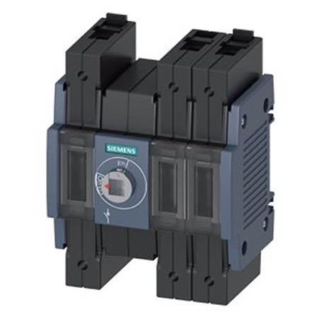 Siemens Interruptor Seccionador, 3, Corriente 80A, Potencia 55kW, IP20
