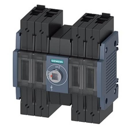 Siemens 4 Pole DIN Rail Switch Disconnector - 80A Maximum Current, 55kW Power Rating, IP20