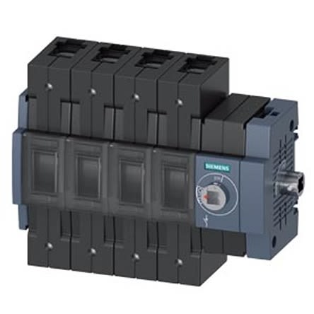 Siemens 4 Pole DIN Rail Switch Disconnector - 160A Maximum Current, 110kW Power Rating, IP20