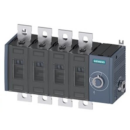 Siemens Trennschalter 4-polig 500A Fest IP00, IP20 250kW