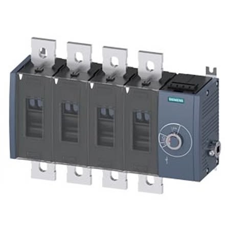 Siemens Trennschalter 4-polig 500A Fest IP00, IP20 355kW