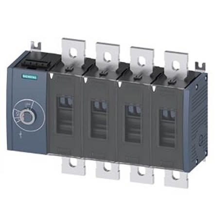 Siemens Trennschalter 4-polig 630A Fest IP00, IP20 400kW