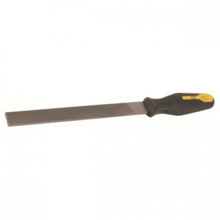 CK 200mm, Second Cut, Flat Engineers File With Soft-Grip Handle