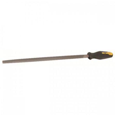 CK 200mm, Second Cut, Round Engineers File With Soft-Grip Handle