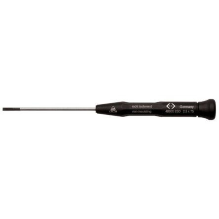 CK Slotted Screwdriver, 3 Mm Tip, 150 Mm Blade, 247 Mm Overall