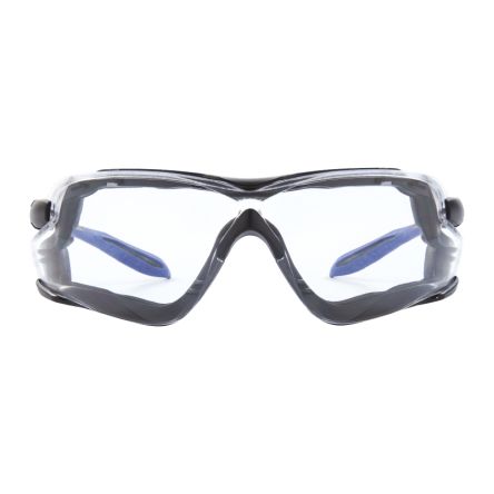 Riley QUADRO Anti-Mist UV Safety Glasses, Grey Polycarbonate Lens