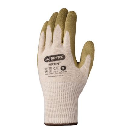 Skytec RECON Arbeitshandschuhe, Größe 8, M, Schneidfest, Nylon Beige