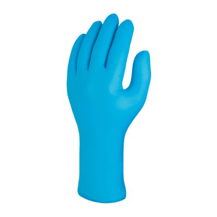 Skytec Guantes Desechables Sin Polvo De Nitrilo Azul, Talla XS, Caja De 100 Unidades