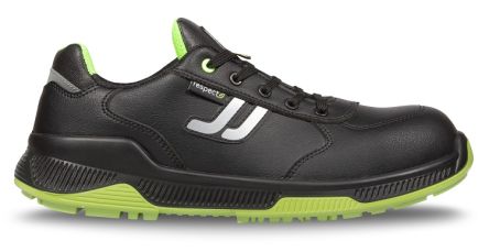 Jallatte Unisex Sicherheitshalbschuhe Schwarz, Mit Zehen-Schutzkappe, Größe 35 / UK 2