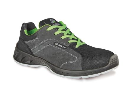 AIMONT SHRIKE DM20164 Mens Green Toe Capped Safety Shoes, UK 11, EU 46
