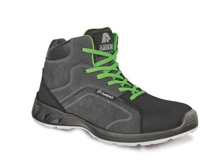 AIMONT THUNDERBOLT DM10164 Black Composite Toe Capped Mens Safety Shoes, UK 5, EU 38