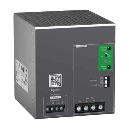 Schneider Electric Alimentatore ABLU3A48100, 480W, Ingresso 380 → 500V Ca, Uscita 48V Cc, 10A