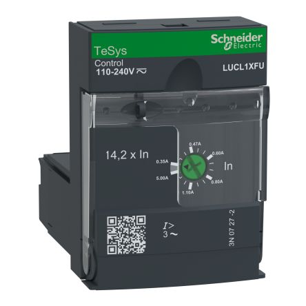 Schneider Electric Unidad De Control, Trifásico, 690 V Ac, 0,35 → 1.4 A, 0,25 KW