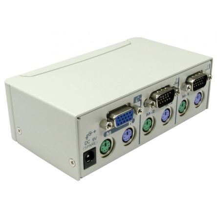 Rextron Commutateur KVM PS/2 SVGA 2 Ports