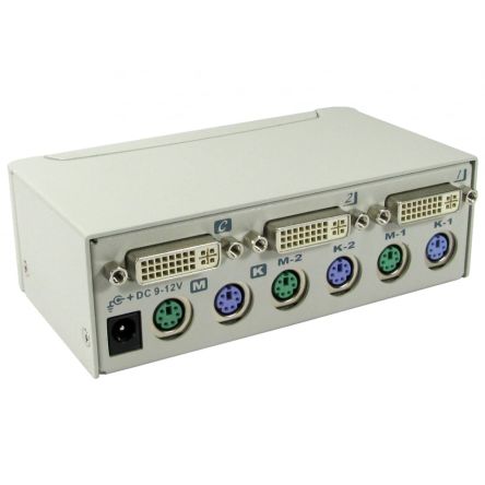 Rextron Switch KVM, 2 Puertos PS/2 2 DVI-D