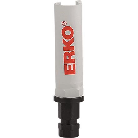 ERKO Sierra De Corona, Carburo, Diámetro 16mm, Profundidad 60mm, Husillo Incluido