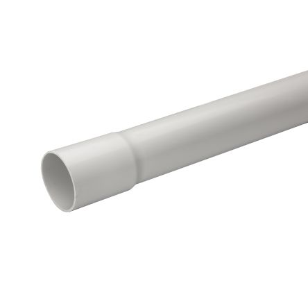 Schneider Electric Rigid Conduit, 35.4mm Nominal Diameter, PVC, Grey