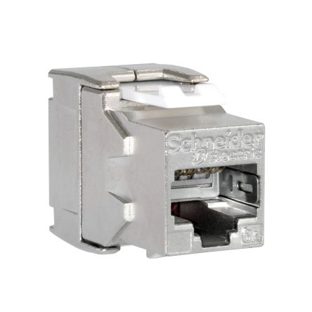 Schneider Electric Actassi Cat.6a RJ45-Steckverbinder Buchse, 1-Port 1-polig Geschirmt, Kabelmontage