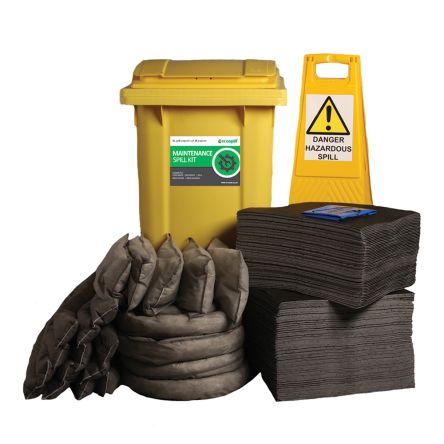 Ecospill Ltd Maintenance Spill Response Kits Bindemittel-Kit, Aufnahme Bis 360 L, Einsatz In Leckagenbeseitigung