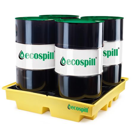 Ecospill Ltd Ecospill Auffang-Equipment Aus Polyethylen, Sorptionspalette Für 4 Fässer 230L