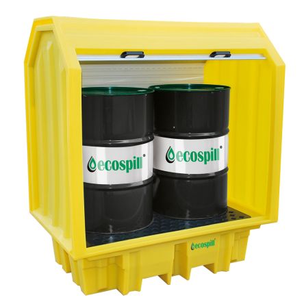 Ecospill Ltd Ecospill Auffang-Equipment Aus Polyethylen, Sorptionspalette Für 2 Fässer 230L