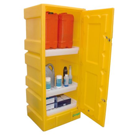 Ecospill Ltd Schrank, Typ Schrank Mit Ablage, Bodenmontage, 1 Tür/en, 2 Regal/e, 0 Schublade/n, Verriegelbar,