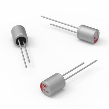 Wurth Elektronik Würth Elektronik, THT Aluminium-Polymer-Kondensator 120μF / 16V Dc