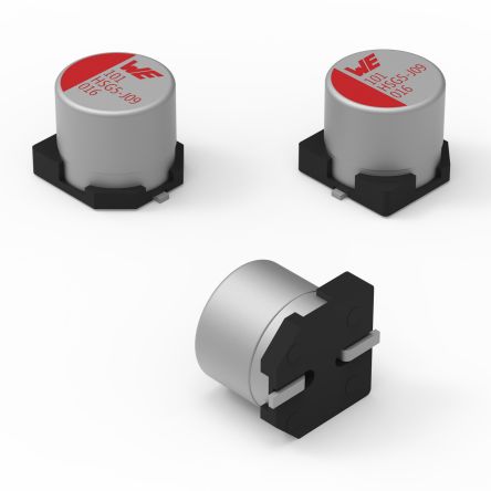 Wurth Elektronik Würth Elektronik, SMD Aluminium-Polymer-Kondensator 56μF / 25V Dc