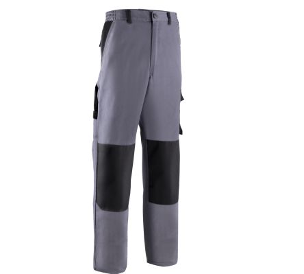 Coverguard 5TOP050 Black, Grey Men's 40% Polyester, 60% Cotton Cut Resistant Trousers 33-35.8in, 84-91cm Waist