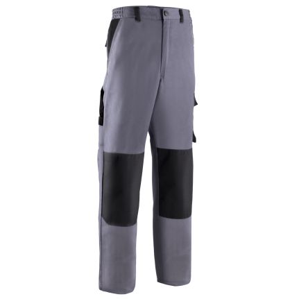 Coverguard 5TOP050 Black, Grey Men's 40% Polyester, 60% Cotton Cut Resistant Trousers 39.3-42.1in, 100-107cm Waist
