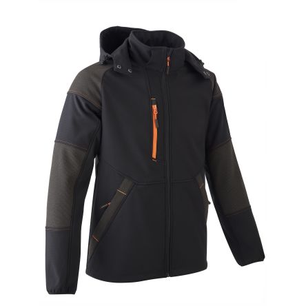 Coverguard 5YKY310 Herren Jacke, Wasserdicht Schwarz, Orange, Größe L