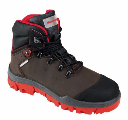 Honeywell Safety Bottes De Sécurité HIKE S3, Unisexe, T 37, Noir, Rouge, S3 SRC, SRC