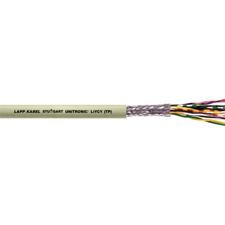 Lapp UNITRONIC LiYCY Datenkabel, 3-adrig X 0,75 Mm2 Grau, 100m