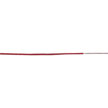 Lapp Netzkabel, 1-adrig Typ Einadrig Rot X 24 Mm2, 100m, 500 V, Polytetrafluorethylen PTFE