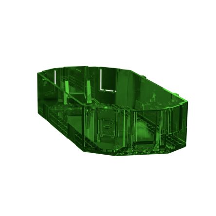 Schneider Electric Rahmen, 157 X 65 X 23mm, Für Basis-Box Unica