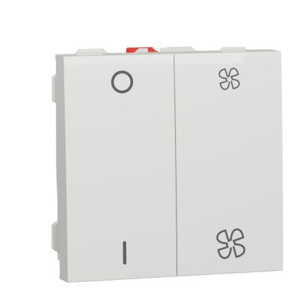 Schneider Electric White New Unica Fan Isolator Switch, 250V, IP4X