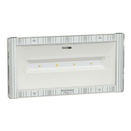 Schneider Electric LED Emergency Lighting, Wall, 420 MW, Non Maintained