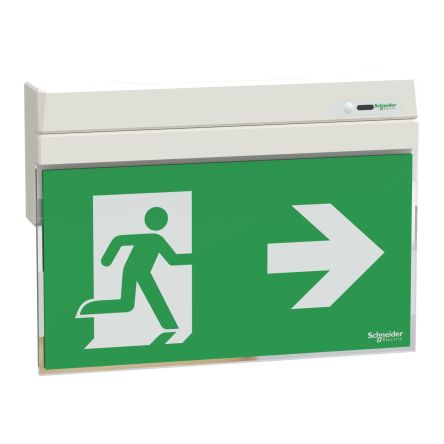 Schneider Electric Kunststoff Schild Notausgangsschild, Emergency Exit