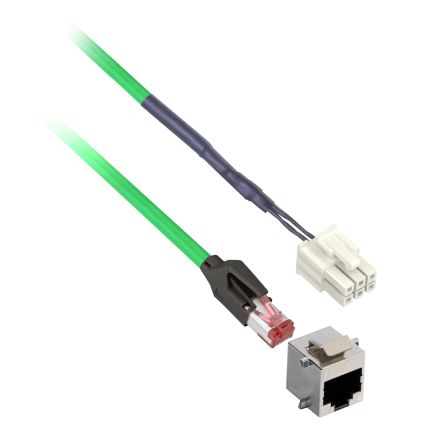 Schneider Electric Cable, Long. 3m, Para Usar Con Unidad Integrada Lexium