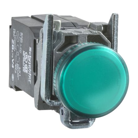 Schneider Electric Leuchtmelder Harmony XB4 XB4 440 → 460V Grün, Ausschnitt-Ø 22mm LED Bündige Montage IP66,