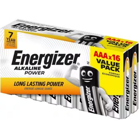 Energizer Industrial AAA-Batterien, Zink-Mangandioxid, 1.5V, Flachkontakt Anschluss